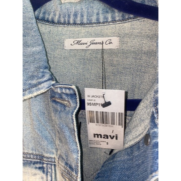 New Mavi jean jacket patches 90s 80s KARLA Sequin retro L Heart city - Picture 4 of 11
